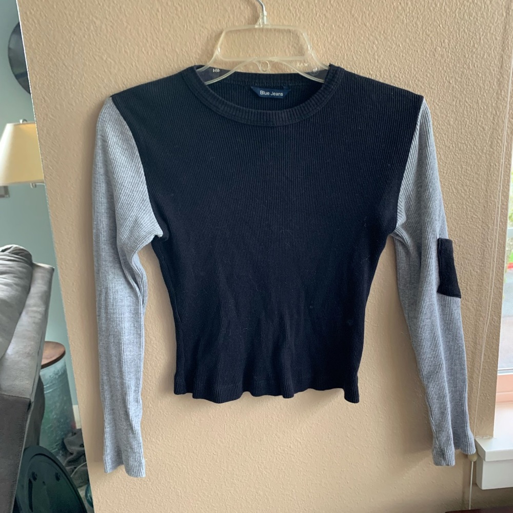 Blue Jean Ribbed T-shirt